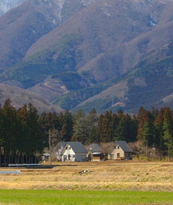 那須コテージ四季d棟/屋根付きバーベキュースペース完備/まるまま一棟貸し Villa Nasu Exteriör bild